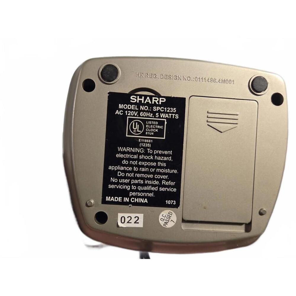 Sharp Alarm Clock | Model SP1235 - Electronic - Picture 5 of 9